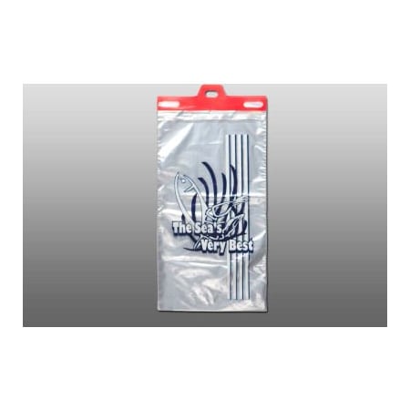 Lk Packaging Printed Seafood Bags, 12"W x 18"L, 1 Mil, Clear, 1000/Pack SEA1218